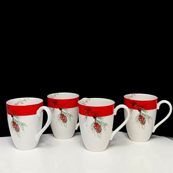 Lenox Other - Discontinued Lenox Winter Song cafe mugs.